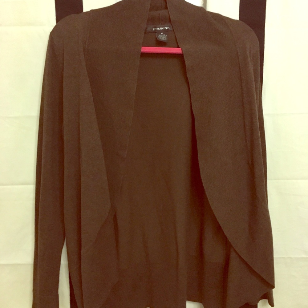 Brown cardigan